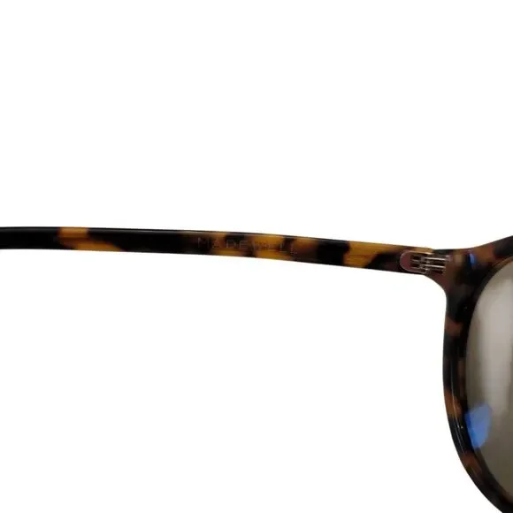 Madewell Layton Tortoise Shell Sunglasses with NEW Soft Leather Case - Picture 13 of 15